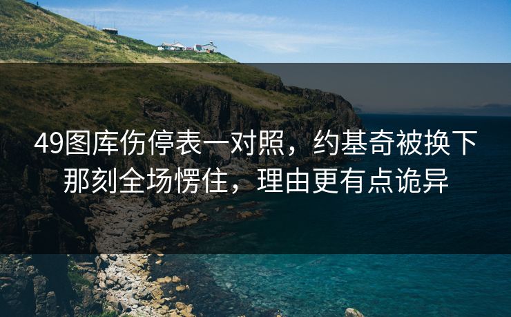 49图库伤停表一对照，约基奇被换下那刻全场愣住，理由更有点诡异