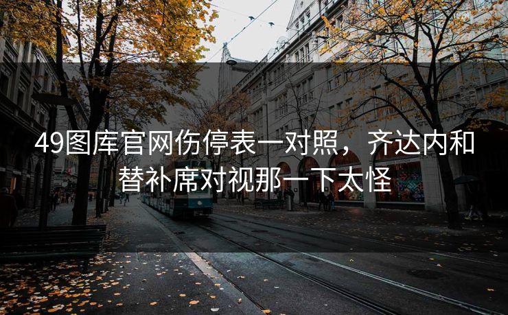 49图库官网伤停表一对照，齐达内和替补席对视那一下太怪